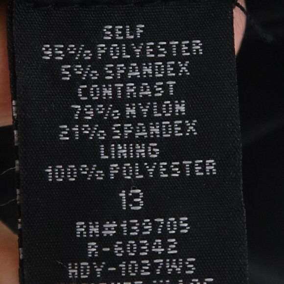 WINDSOR BLACK HIGH HALTER NECK BANDAGE DRESS WITH LACE & SHEER DETAIL SIZE 13 - Picture 3 of 10